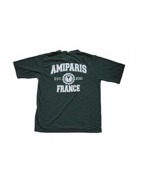 AMI Paris Graphic Logo Tee Green M